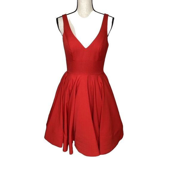 Mac Duggal Red Sleeveless Dress - Picture 2 of 14